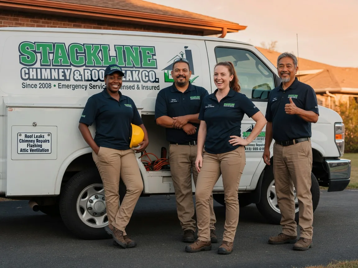 Chimney flashing repair company in Meriden, WY